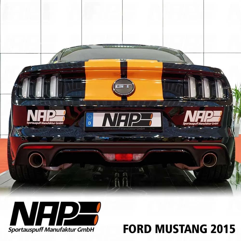 FORD MUSTANG 5.0 V8 GT - NAP DUPLEX SPORTAUSPUFF ANLAGE – Bild 2