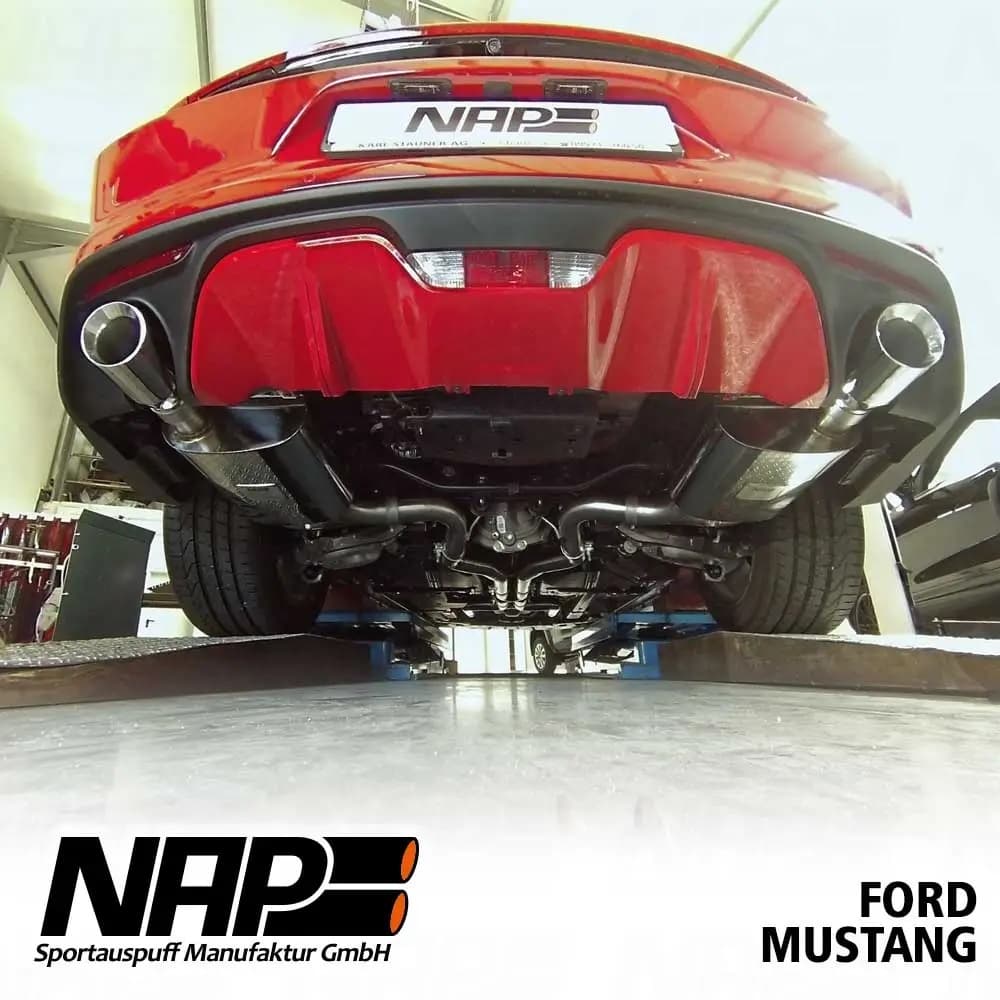 FORD MUSTANG 5.0 V8 GT - NAP DUPLEX SPORTAUSPUFF ANLAGE – Bild 3