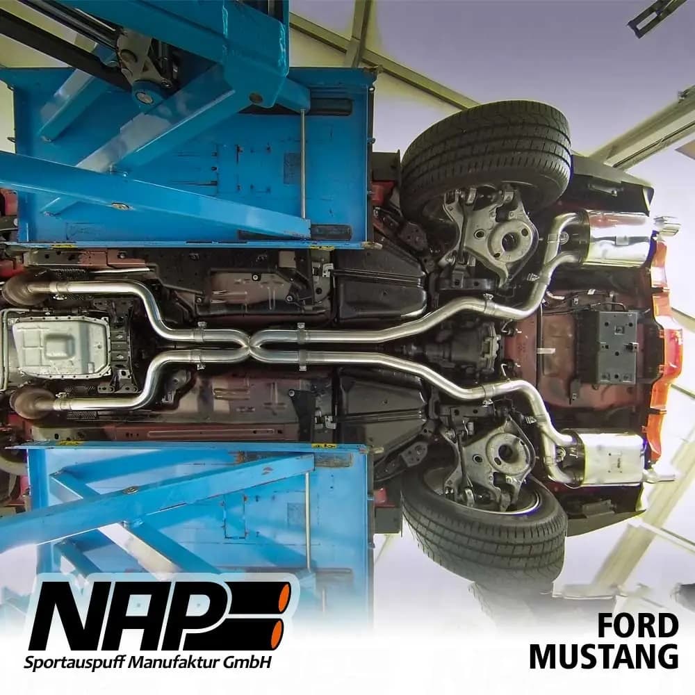FORD MUSTANG 5.0 V8 GT - NAP DUPLEX SPORTAUSPUFF ANLAGE – Bild 4