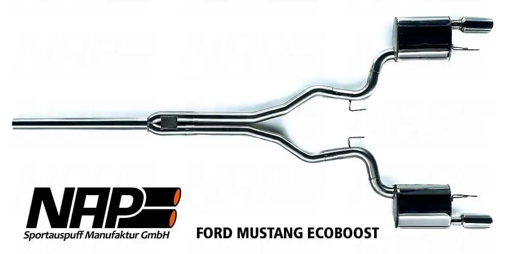 FORD MUSTANG 2.3 EcoBoost - NAP DUPLEX SPORTAUSPUFF ANLAGE