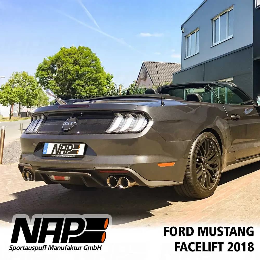 FORD MUSTANG 5.0l V8 GT - NAP DUPLEX SPORTAUSPUFF ANLAGE – Bild 2