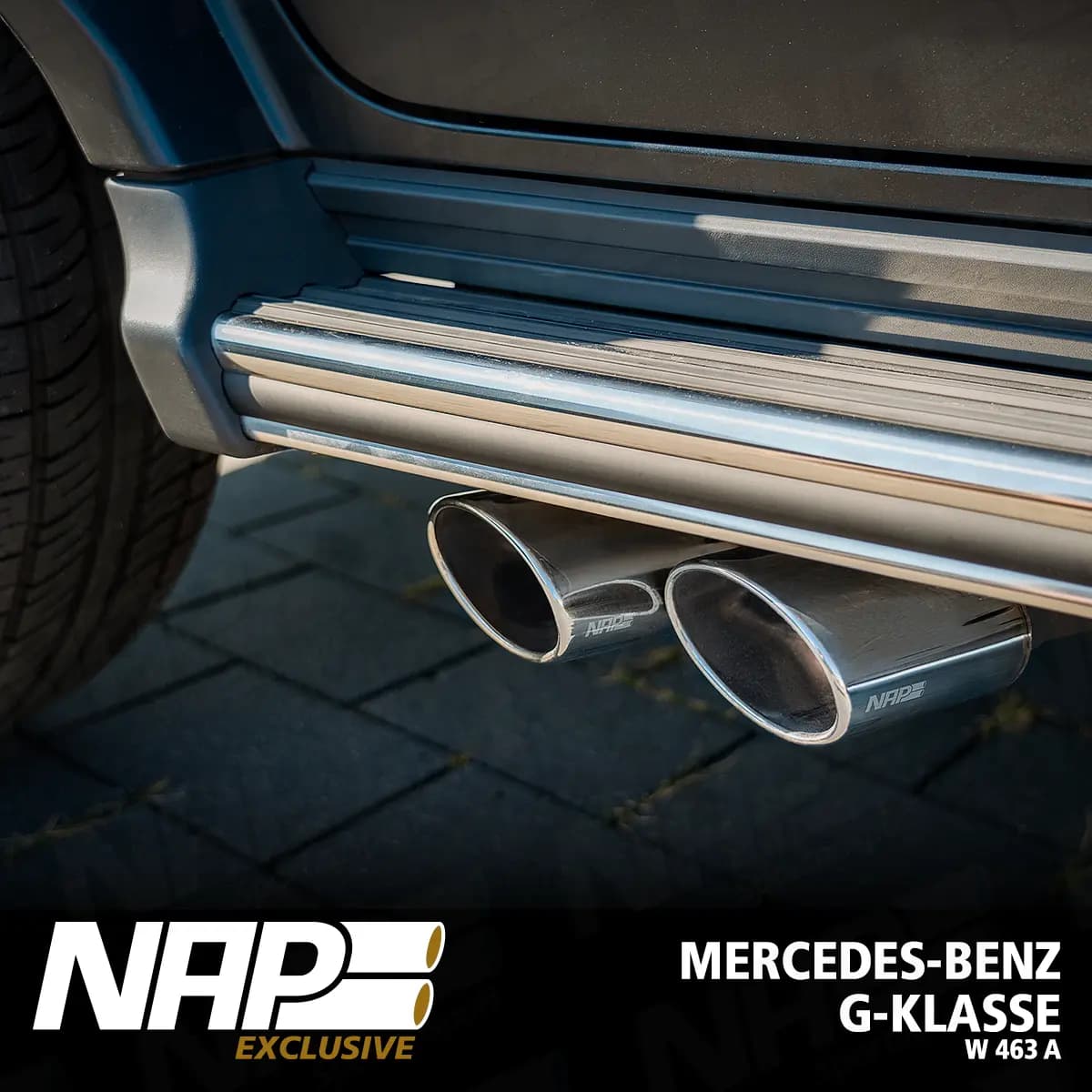MERCEDES G-KLASSE - NAP DUPLEX SPORTAUSPUFF ANLAGE – Bild 5