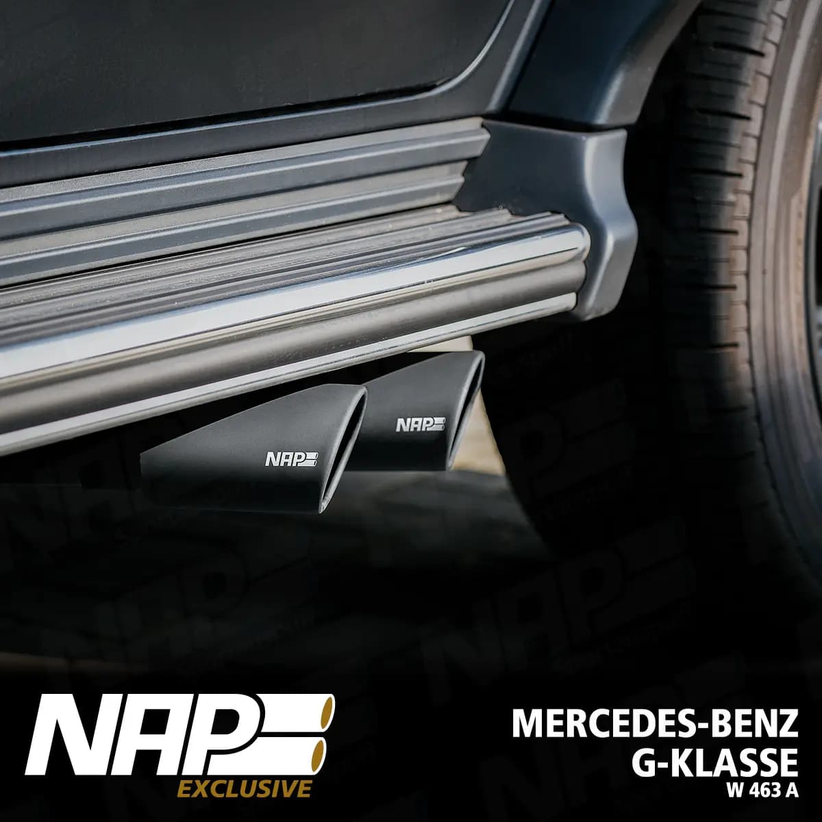 MERCEDES G-KLASSE - NAP DUPLEX SPORTAUSPUFF ANLAGE – Bild 2