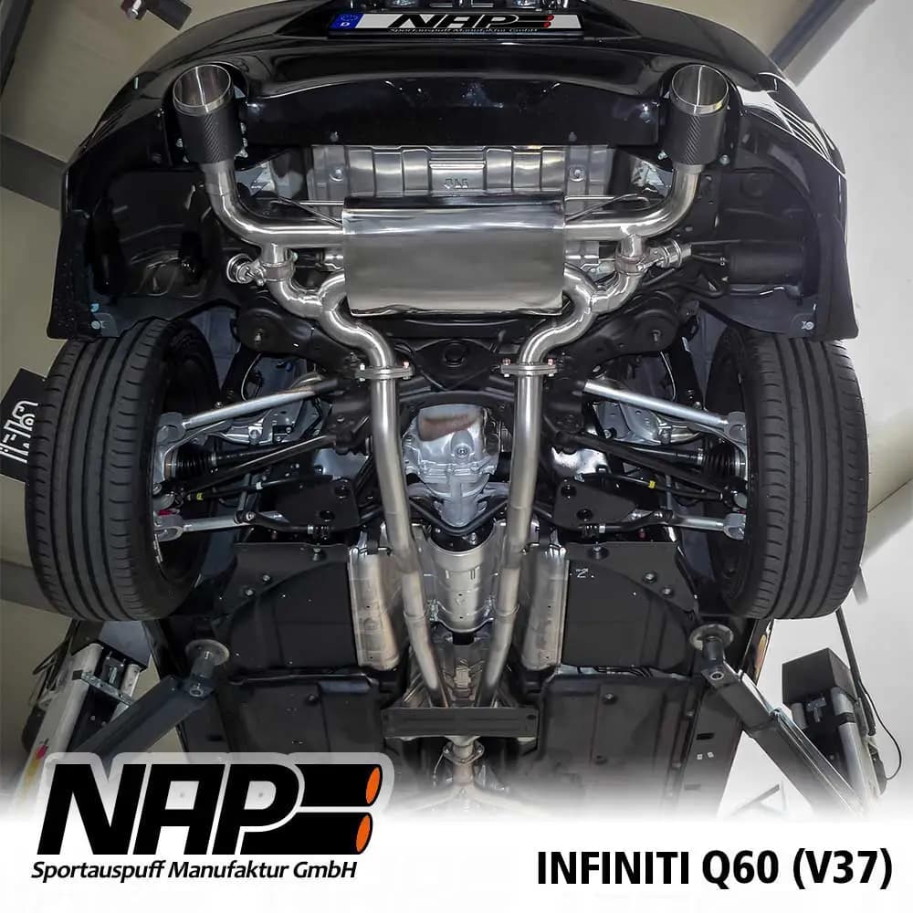 INFINITI Q60 - NAP DUPLEX SPORTAUSPUFF ANLAGE AB KAT