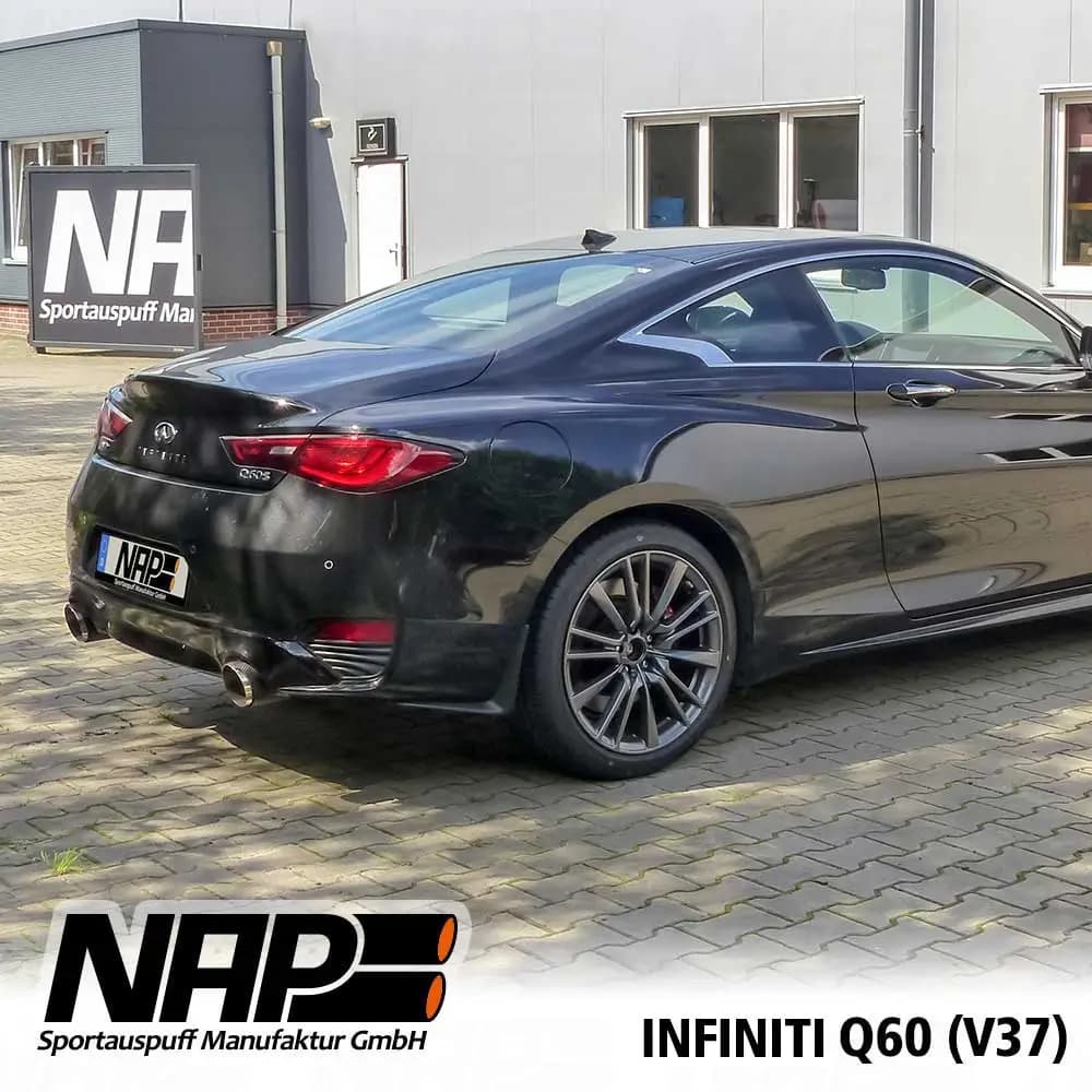INFINITI Q60 - NAP DUPLEX SPORTAUSPUFF ANLAGE AB KAT – Bild 2