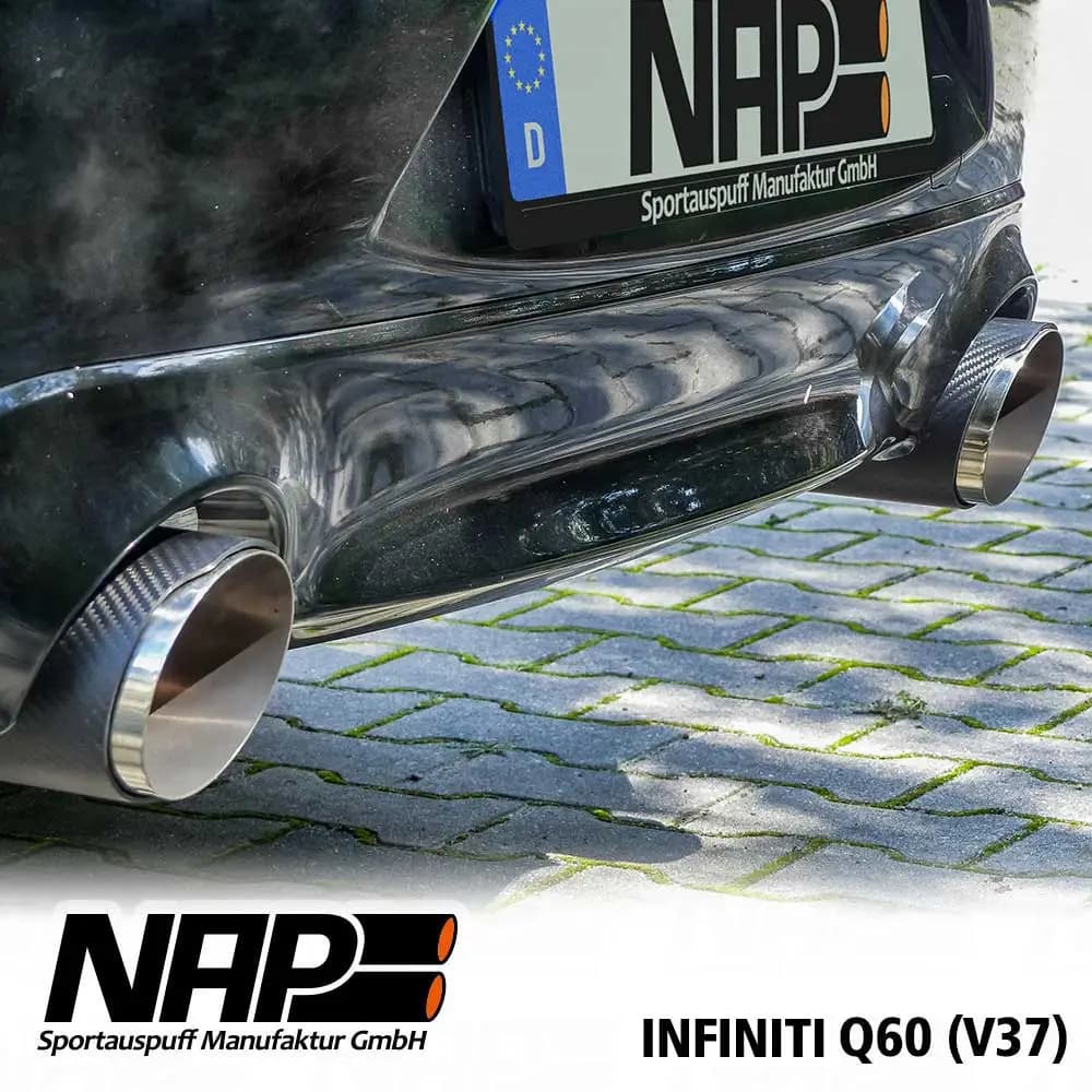 INFINITI Q60 - NAP DUPLEX SPORTAUSPUFF ANLAGE AB KAT – Bild 3