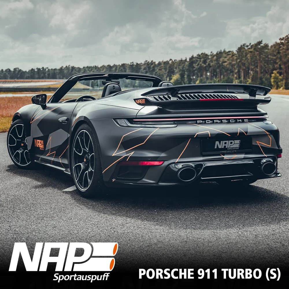 PORSCHE 911 TURBO / S - NAP DUPLEX SPORTAUSPUFF ANLAGE – Bild 2