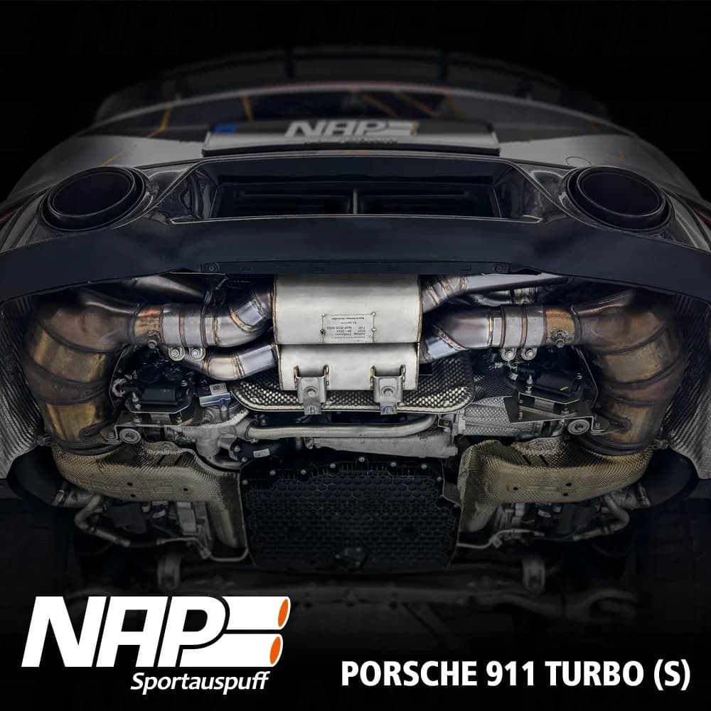 PORSCHE 911 TURBO / S - NAP DUPLEX SPORTAUSPUFF ANLAGE – Bild 5