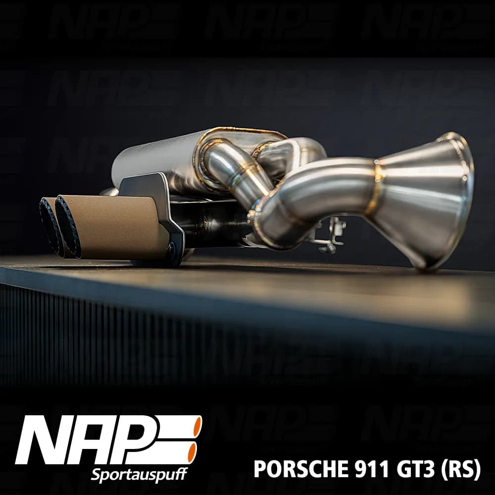 PORSCHE 911 GT3 - NAP SPORTENDSCHALLDÄMPFER – Bild 2