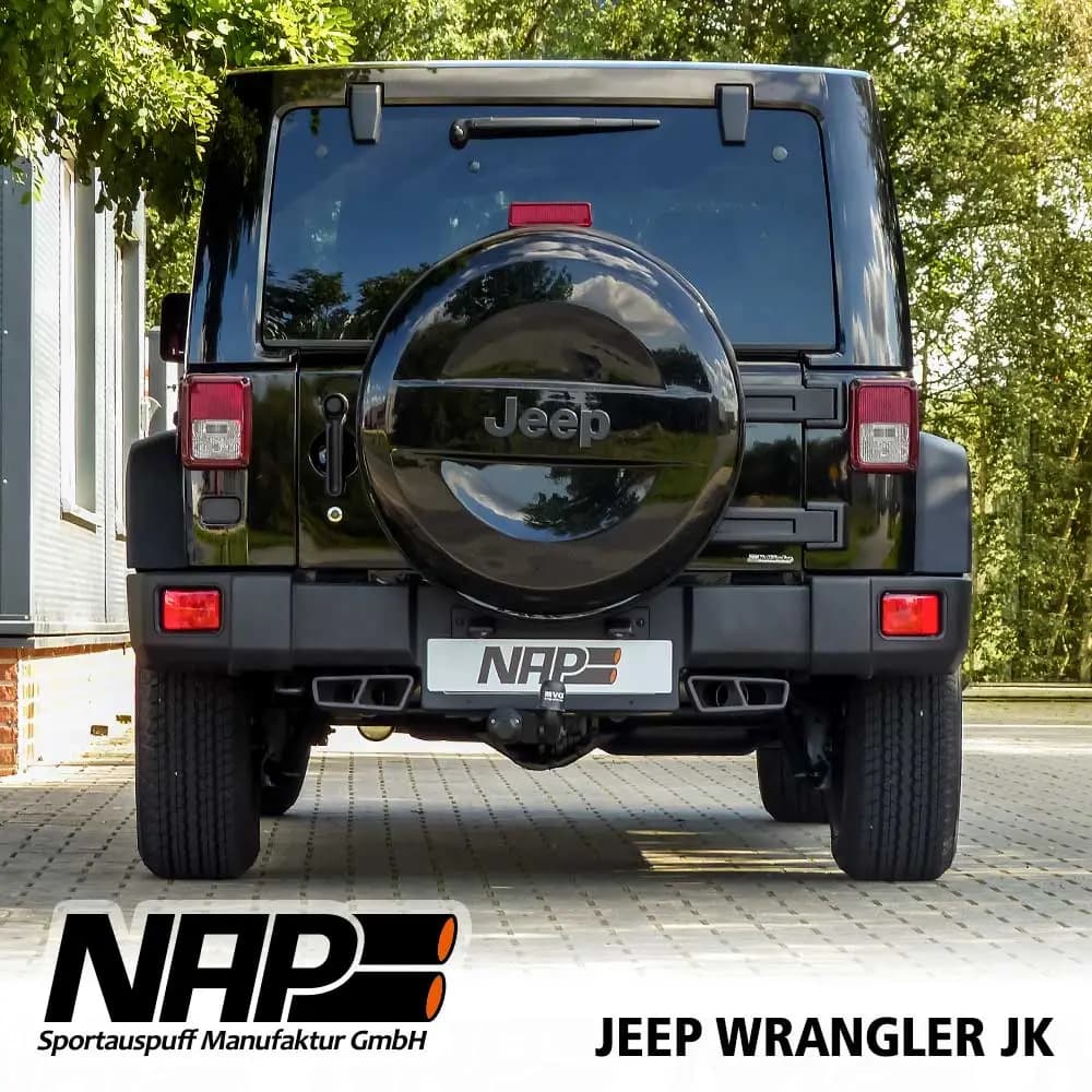 JEEP WRANGLER - NAP DUPLEX SPORTAUSPUFF MIT KLAPPENSYSTEM