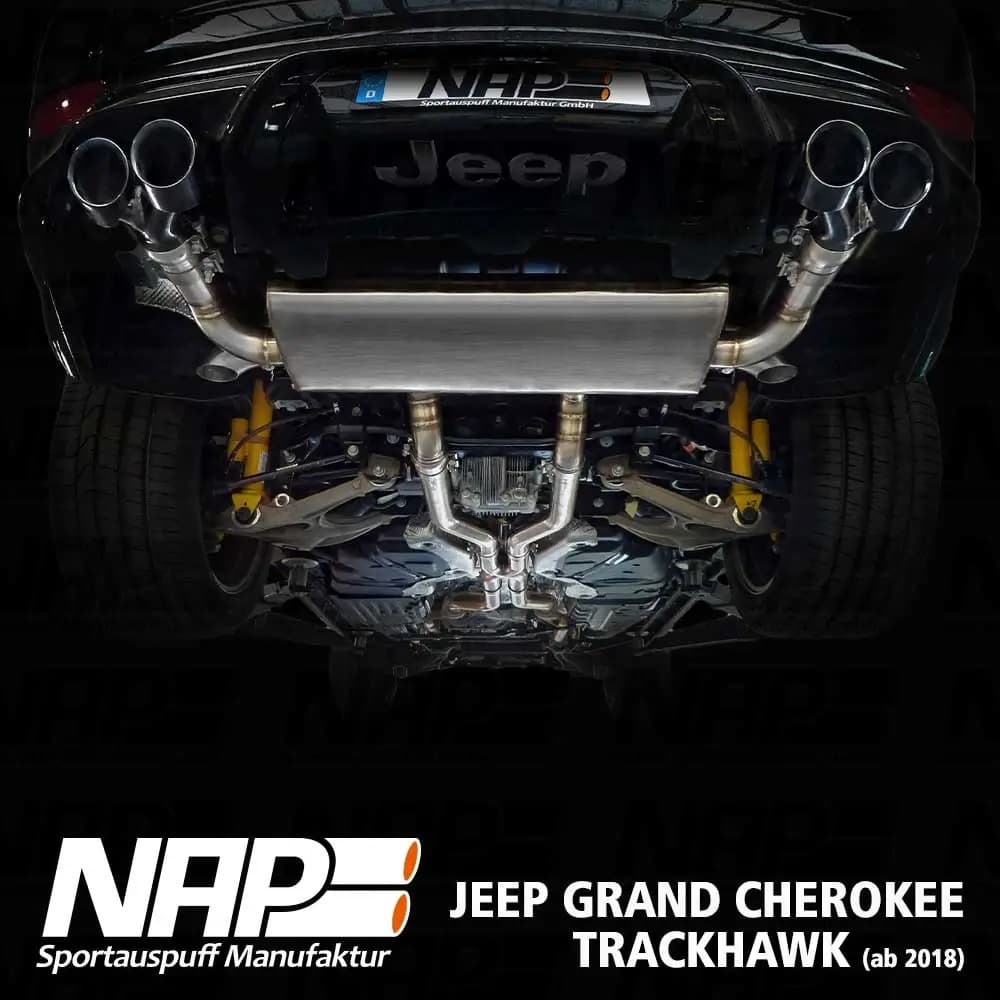 JEEP GRAND CHEROKEE TRACKHAWK - NAP DUPLEX SPORTAUSPUFF ANLAGE