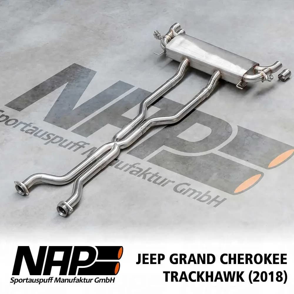 JEEP GRAND CHEROKEE TRACKHAWK - NAP DUPLEX SPORTAUSPUFF ANLAGE – Bild 3