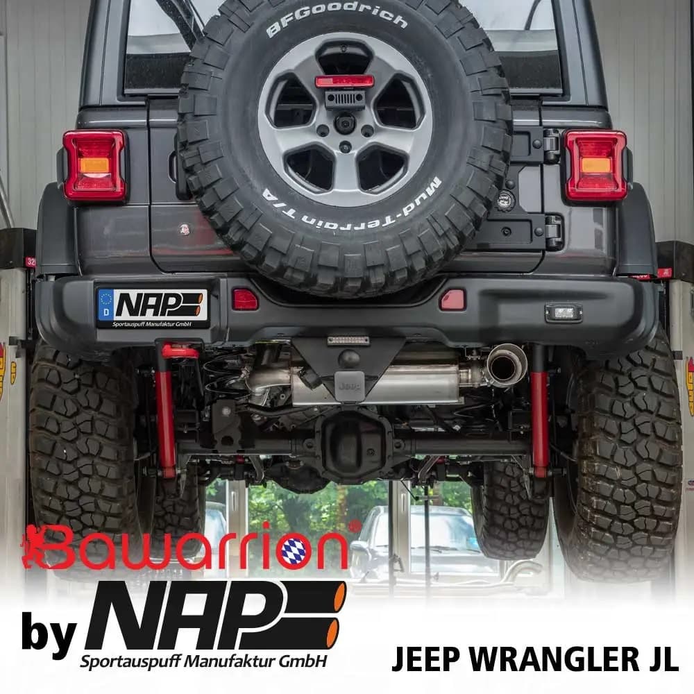 JEEP WRANGLER - NAP SPORTAUSPUFF