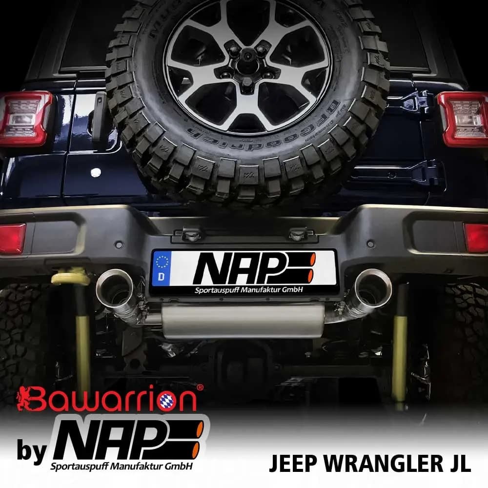 JEEP WRANGLER - NAP DUPLEX SPORTAUSPUFF