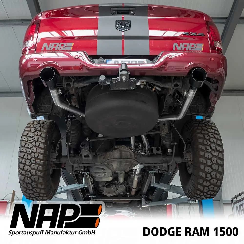 DODGE RAM 1500 - NAP SPORTAUSPUFF ANLAGE MIT AUSPUFFKLAPPEN – Bild 2