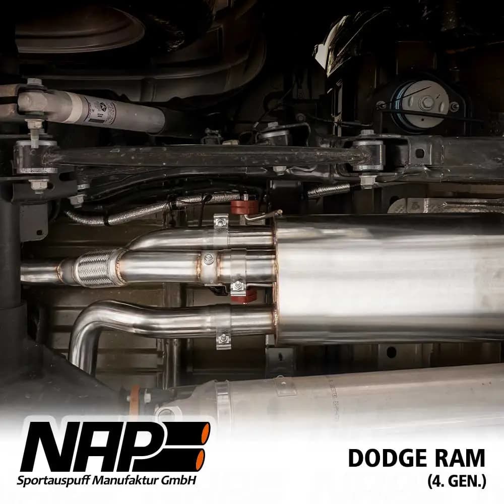 DODGE RAM 1500 - NAP SPORTAUSPUFF ANLAGE MIT AUSPUFFKLAPPEN – Bild 5
