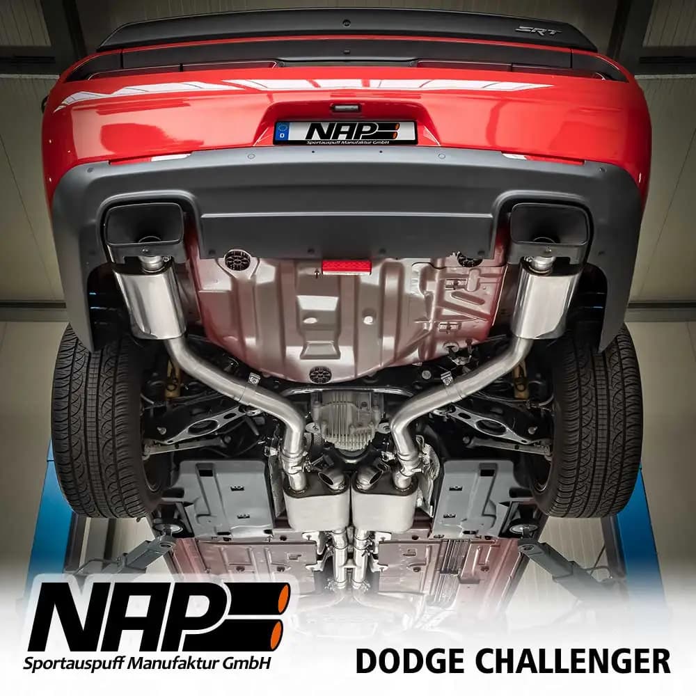DODGE CHALLENGER - NAP DUPLEX SPORTAUSPUFF ANLAGE AB KAT – Bild 2