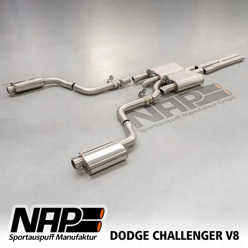 DODGE CHALLENGER - NAP DUPLEX SPORTAUSPUFF ANLAGE AB KAT – Bild 3