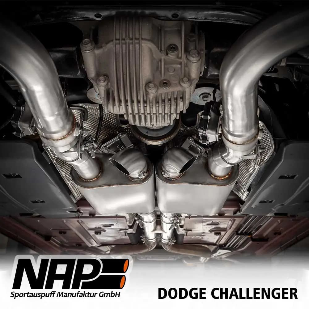 DODGE CHALLENGER - NAP DUPLEX SPORTAUSPUFF ANLAGE AB KAT – Bild 4