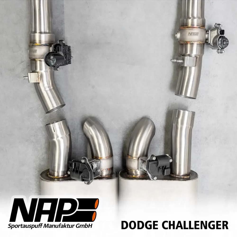DODGE CHALLENGER - NAP DUPLEX SPORTAUSPUFF ANLAGE AB KAT – Bild 5