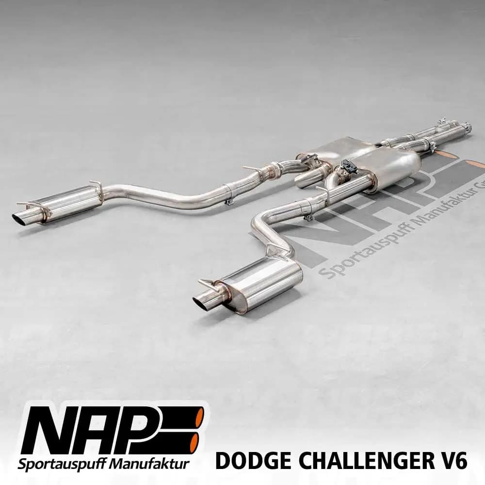 DODGE CHALLENGER - NAP DUPLEX SPORTAUSPUFF ANLAGE AB KAT