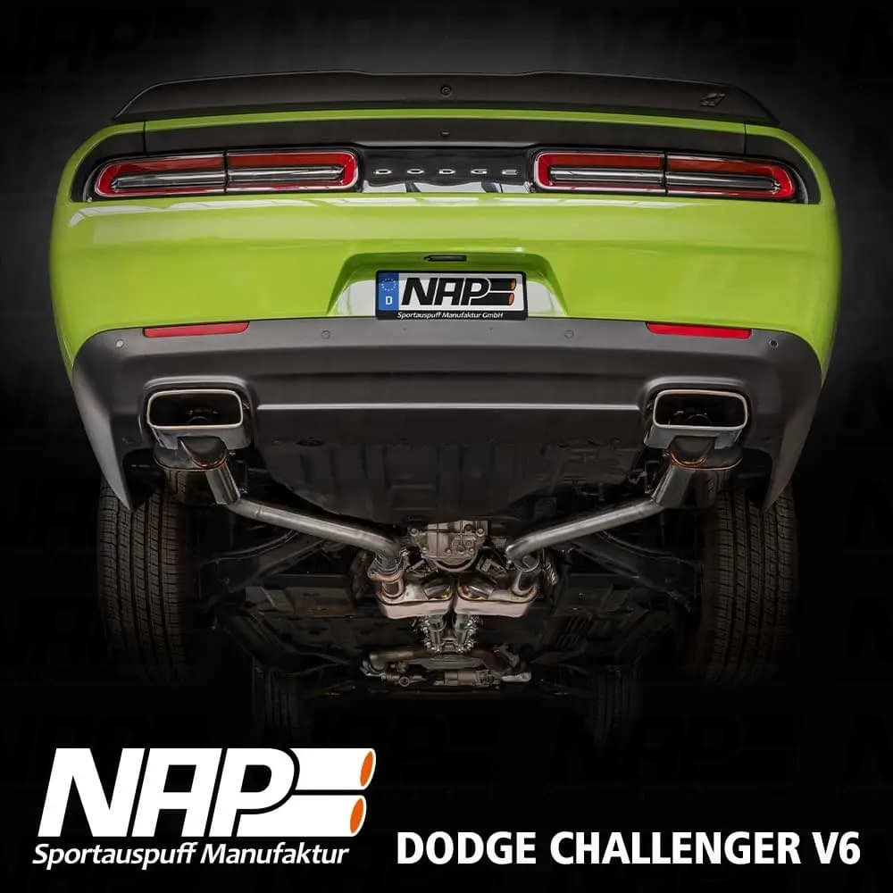 DODGE CHALLENGER - NAP DUPLEX SPORTAUSPUFF ANLAGE AB KAT – Bild 3