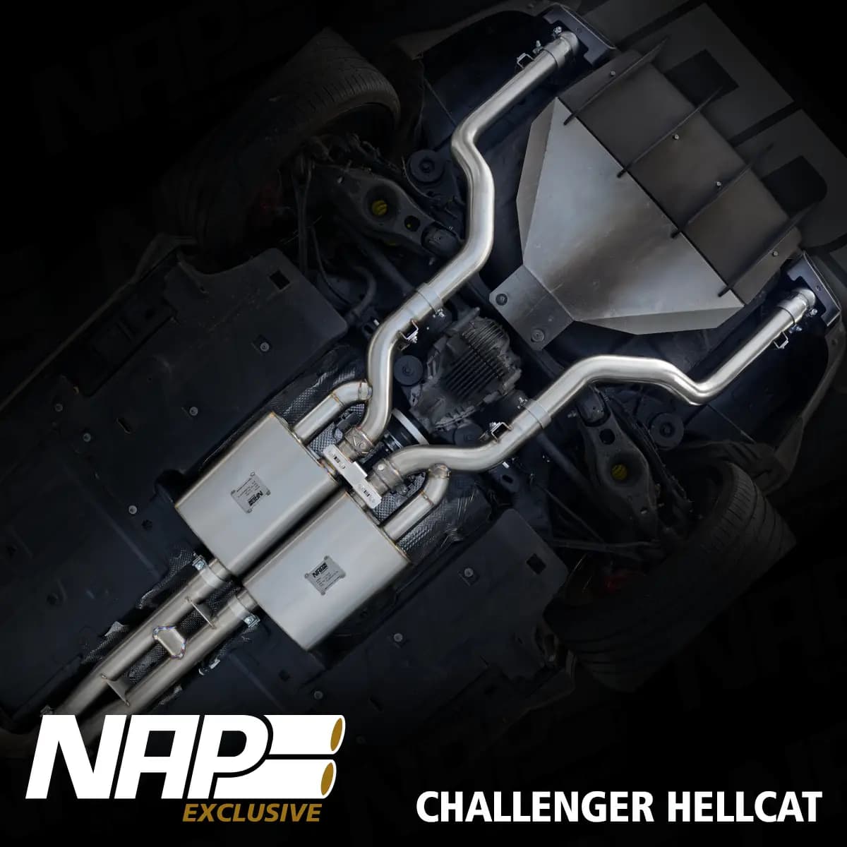 DODGE CHALLENGER 6.4 SRT8 - NAP DUPLEX SPORTAUSPUFF ANLAGE AB KAT – Bild 2