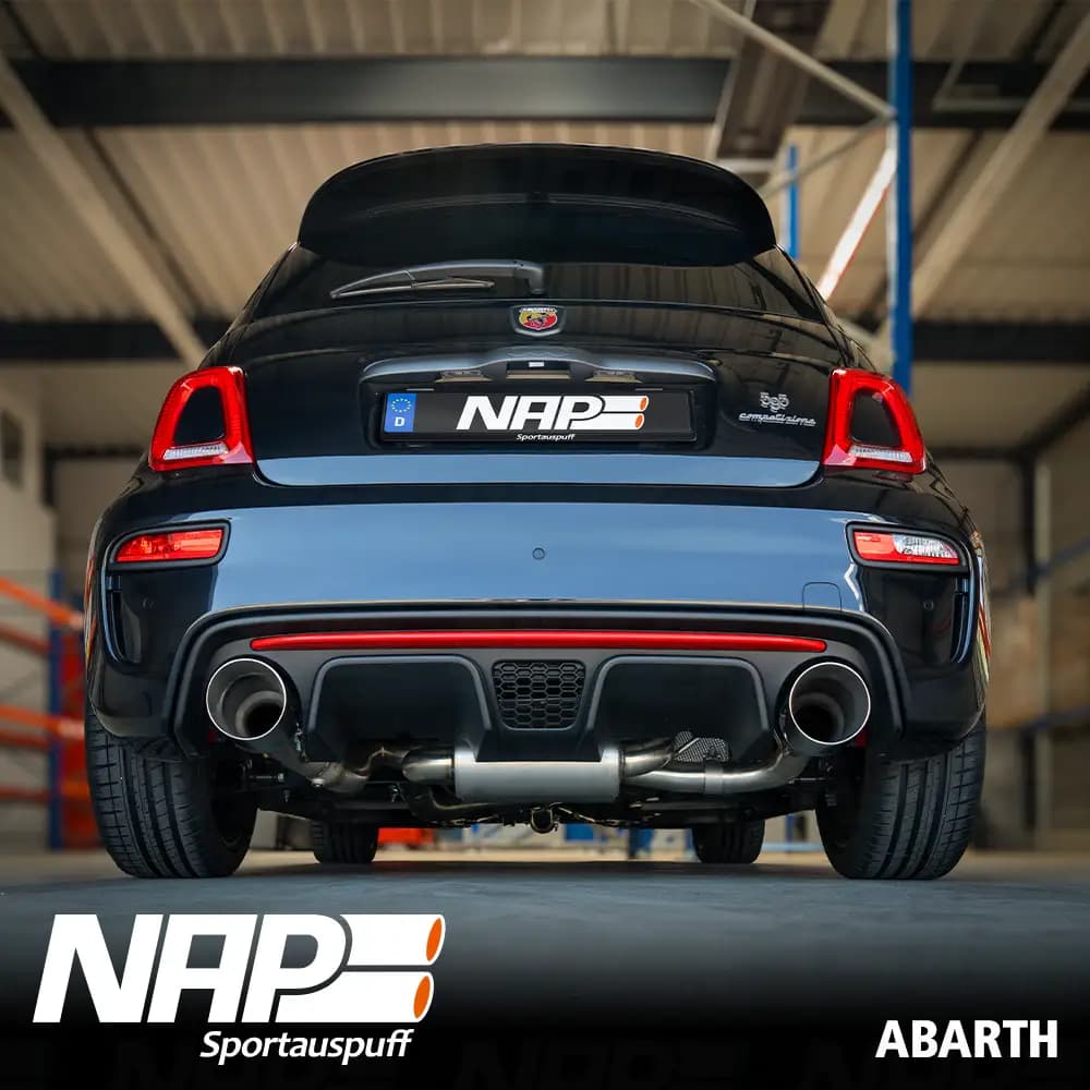 FIAT 500 ABARTH - NAP DUPLEX SPORTAUSPUFF ANLAGE AB KAT – Bild 3