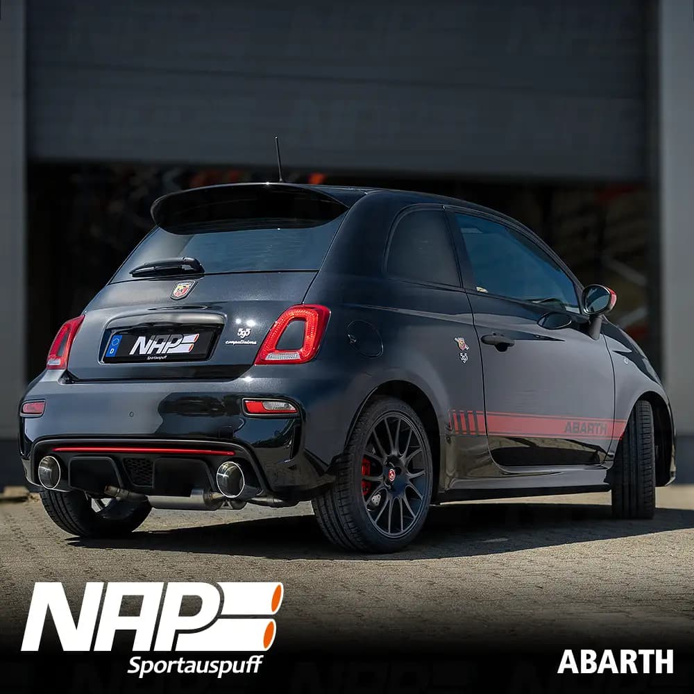 FIAT 500 ABARTH - NAP DUPLEX SPORTAUSPUFF ANLAGE AB KAT – Bild 2