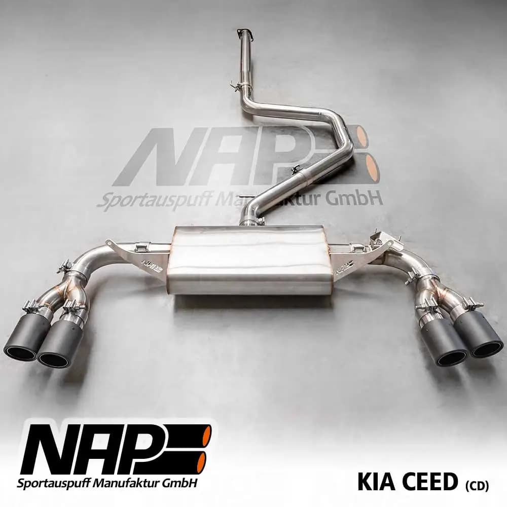 KIA CEE'D GT - DUPLEX SPORTAUSPUFF ANLAGE AB OPF – Bild 2