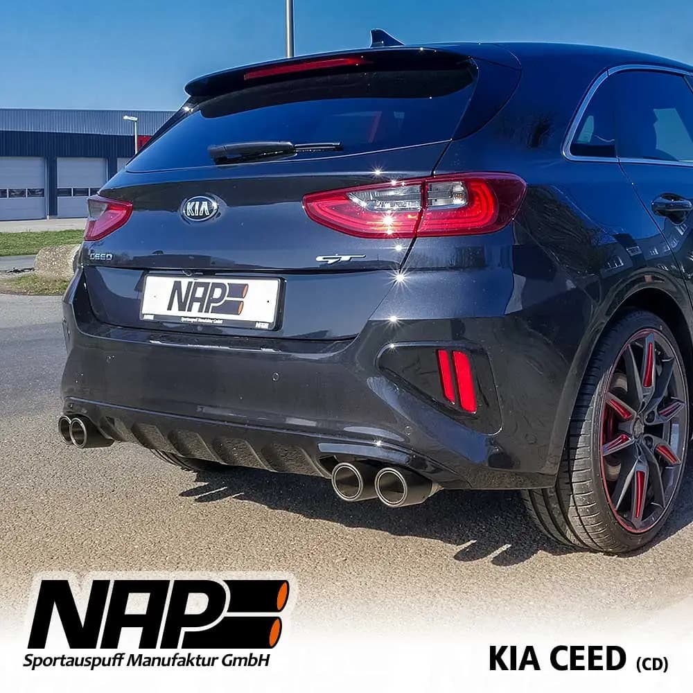 KIA CEE'D GT - DUPLEX SPORTAUSPUFF ANLAGE AB OPF – Bild 4