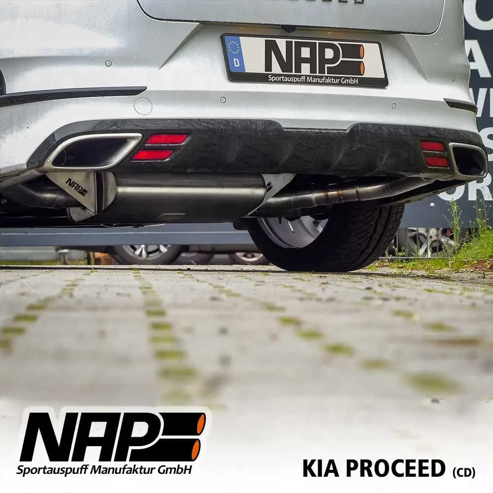 KIA PROCEE'D CD GT - NAP DUPLEX SPORTAUSPUFF ANLAGE AB OPF – Bild 2