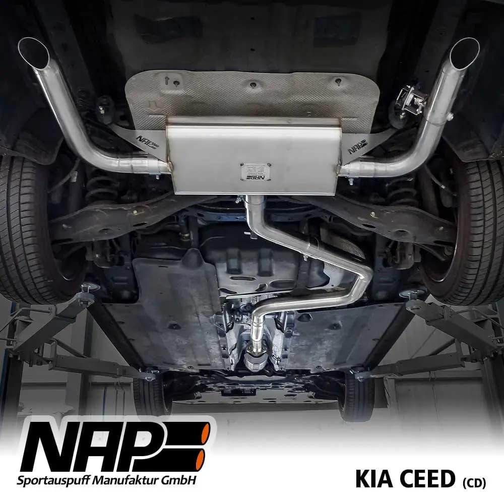 KIA CEE'D SW - NAP DUPLEX SPORTAUSPUFF ANLAGE AB OPF