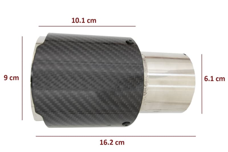 UNIVERSELLES CARBON ENDROHR IN 61MM – Bild 3