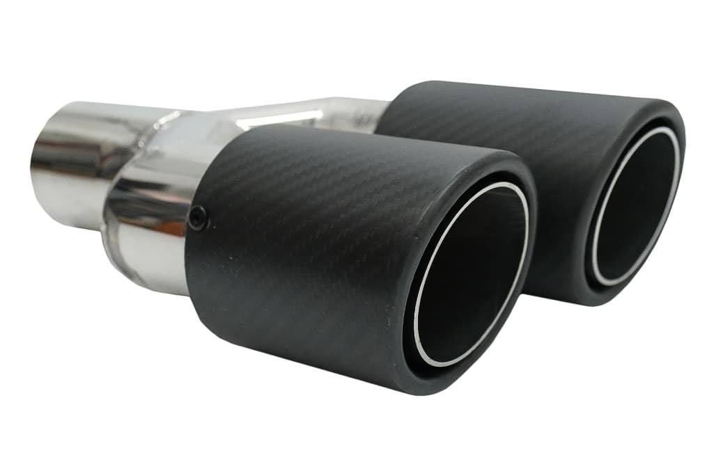 UNIVERSELLES TWIN CARBON ENDROHR IN 58MM – Bild 4