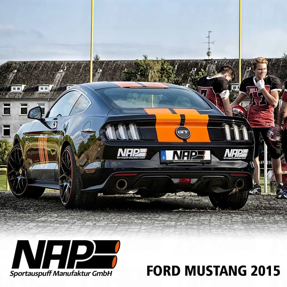 FORD MUSTANG 5.0l V8 - NAP DUPLEX SPORTAUSPUFF ANLAGE – Bild 2