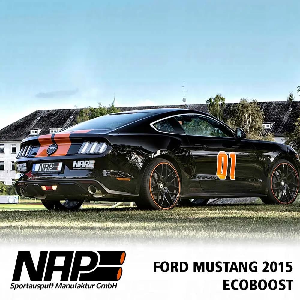 FORD MUSTANG 2.3 EcoBoost - NAP DUPLEX SPORTAUSPUFF ANLAGE – Bild 2