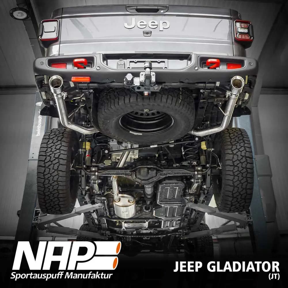 JEEP GLADIATOR - NAP DUPLEX SPORTAUSPUFF ANLAGE – Bild 2