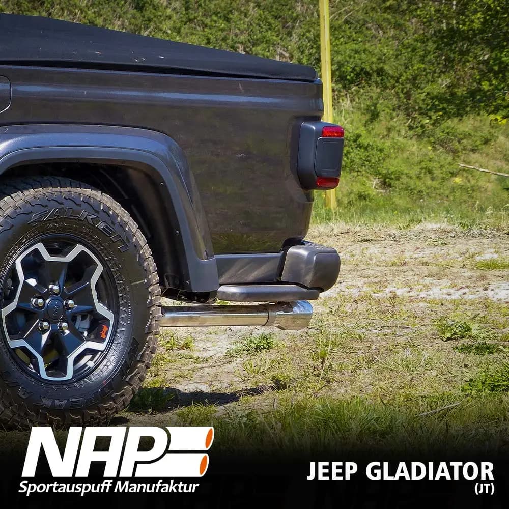 JEEP GLADIATOR - NAP DUPLEX SPORTAUSPUFF ANLAGE – Bild 3