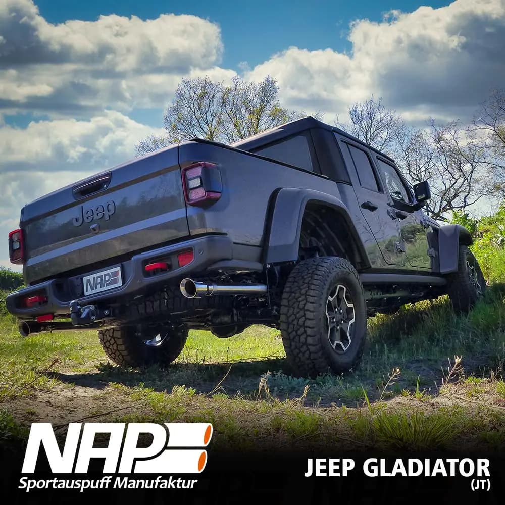 JEEP GLADIATOR - NAP DUPLEX SPORTAUSPUFF ANLAGE – Bild 4