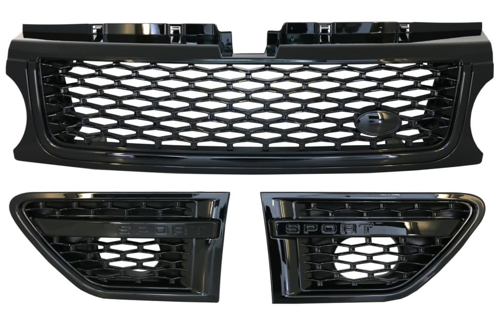 RANGE ROVER SPORT 2010+ - FRONT GRILL KÜHLERGRILL & SIDE VENTS V.2