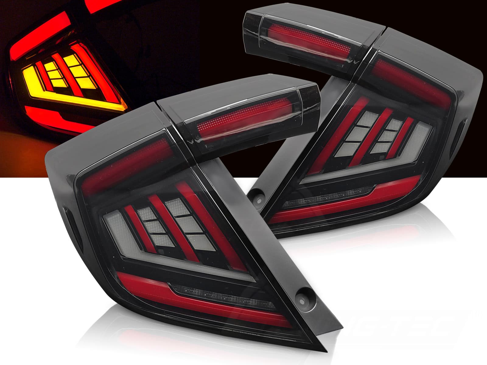 HONDA CIVIC TYPE R - FULL LED LIGHTBAR RÜCKLEUCHTEN