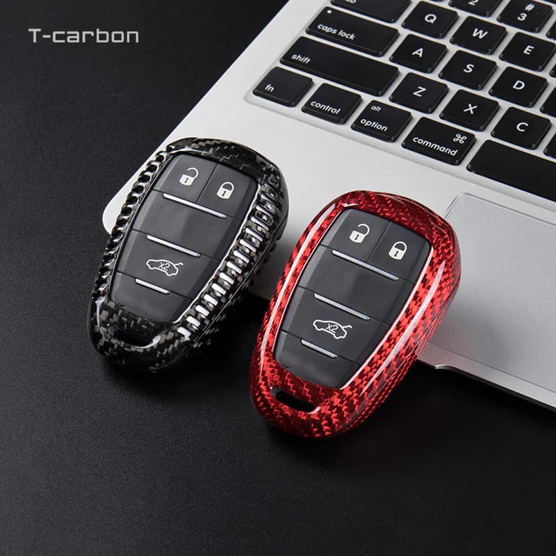 T-Carbon Black Carbon Case Schlüssel Hülle für Alfa Romeo Modelle – Bild 2