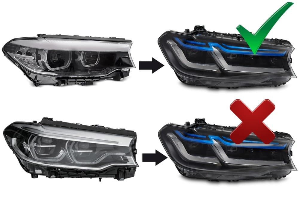 BMW F10 | F11 - FULL LED TAGFAHRLICHT SCHEINWERFER – Bild 2