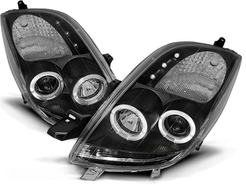 TOYOTA YARIS 2005+ - SCHEINWERFER ANGEL EYES – Bild 2