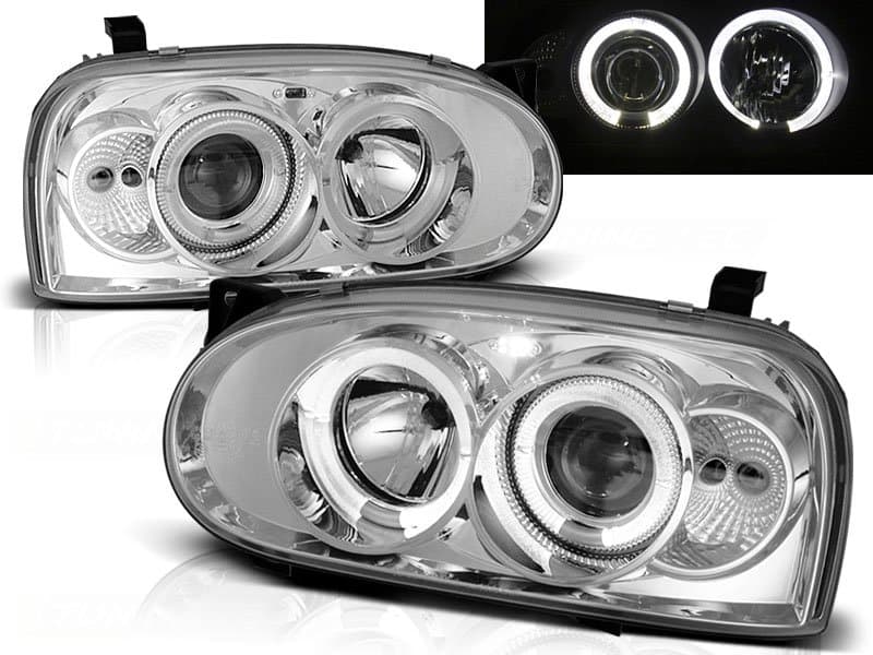 VW GOLF 3 - SCHEINWERFER ANGEL EYES