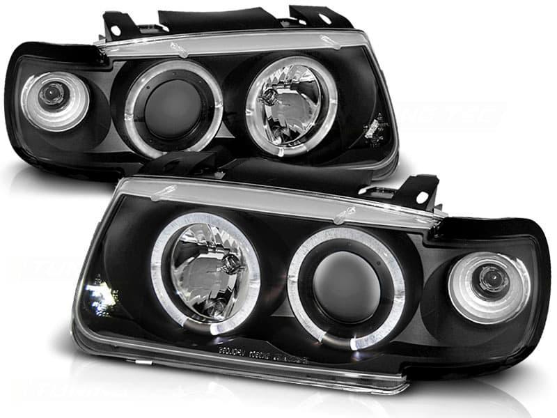 VW POLO - SCHEINWERFER ANGEL EYES (MONOBLOC)