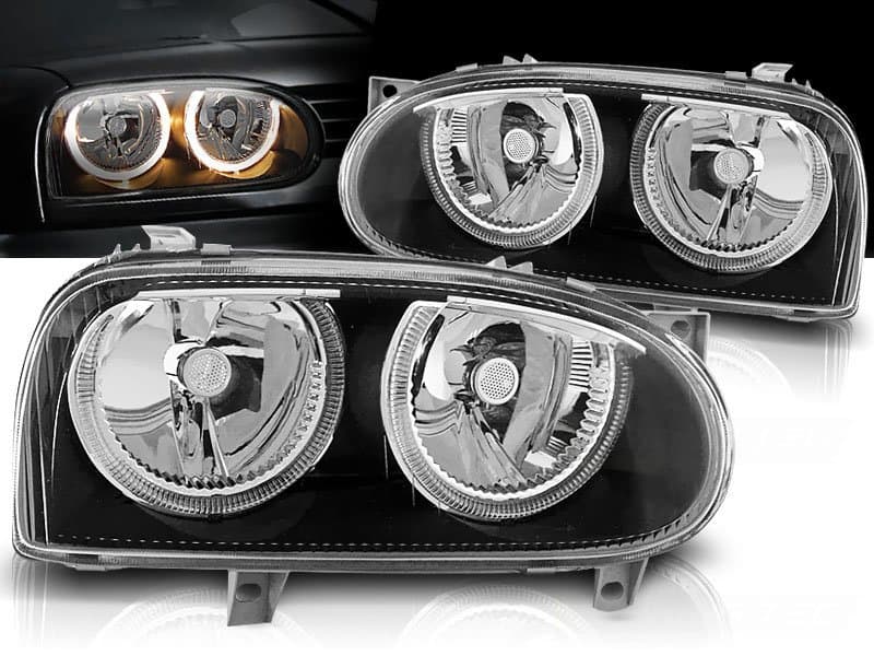 VW GOLF 3 - SCHEINWERFER ANGEL EYES (DEPO)