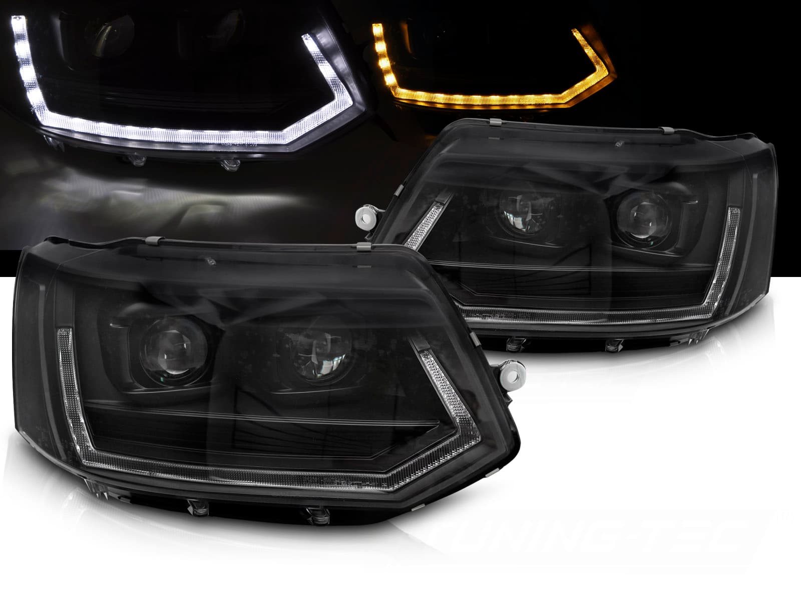 VW T5 MULTIVAN - FULL LED TAGFAHRLICHT SCHEINWERFER (DYNAMIC)