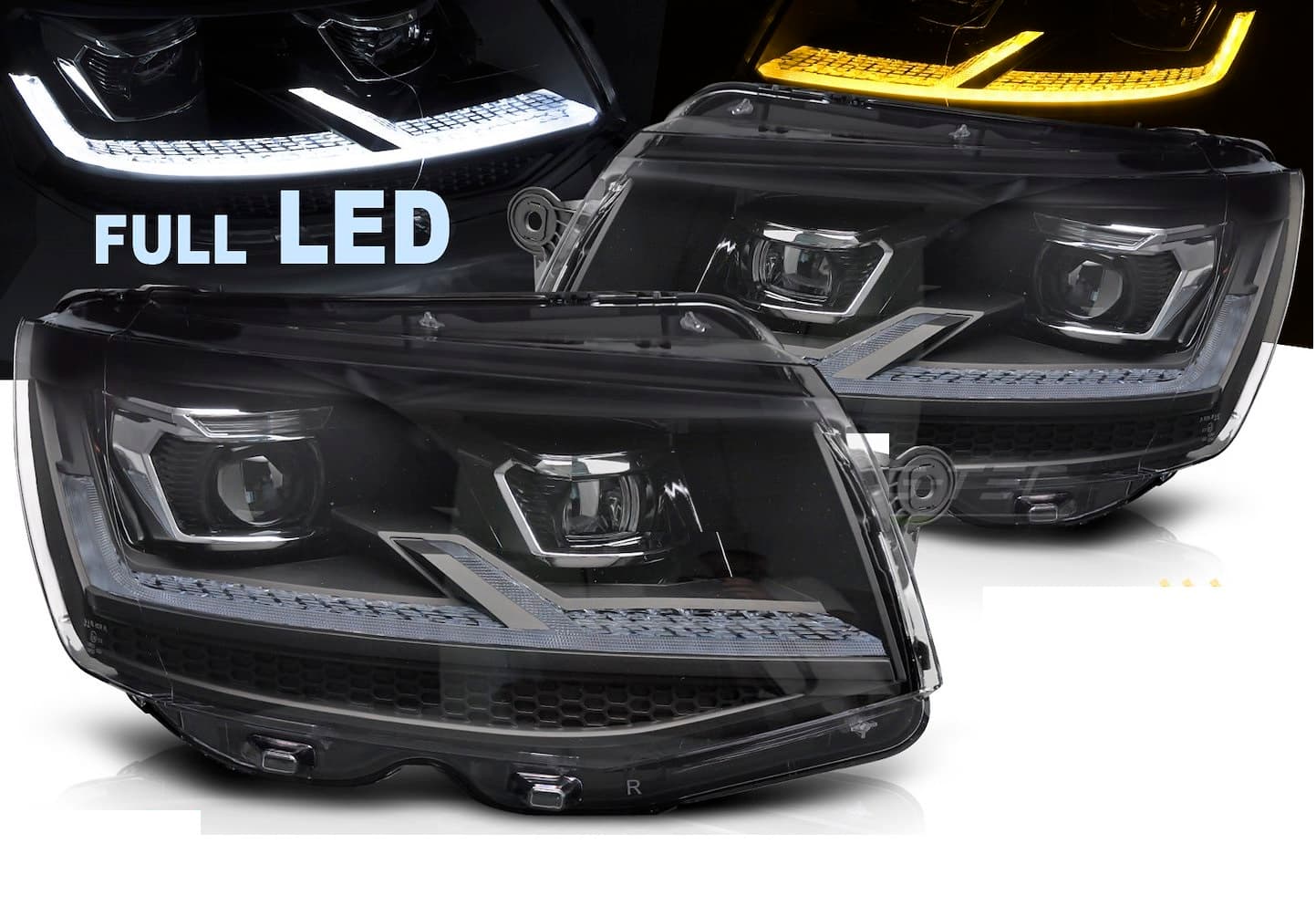 VW T6 - FULL LED TAGFAHRLICHT SCHEINWERFER T6.1 OPTIK V.7 (DYNAMIC)